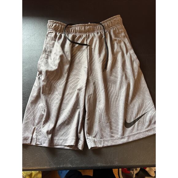 Nike Shorts Mens Small Gray Dri Fit Icon Basketball Elastic Waist - Picture 1 of 6